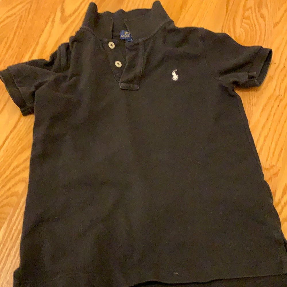 Boys size 5, Ralph Lauren polo shirt black